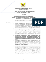 05-Permen-M-2005 Pengadaan Perumahan Dan Permukiman Dengan Dukungan Fasilitas Subsidi Perumahan Melalui Kpr-Kprs Bersubsidi