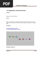 1.01 Aggregation Using Sorted Input: Informatica Mappings