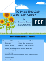 How To Pass English Language Papers