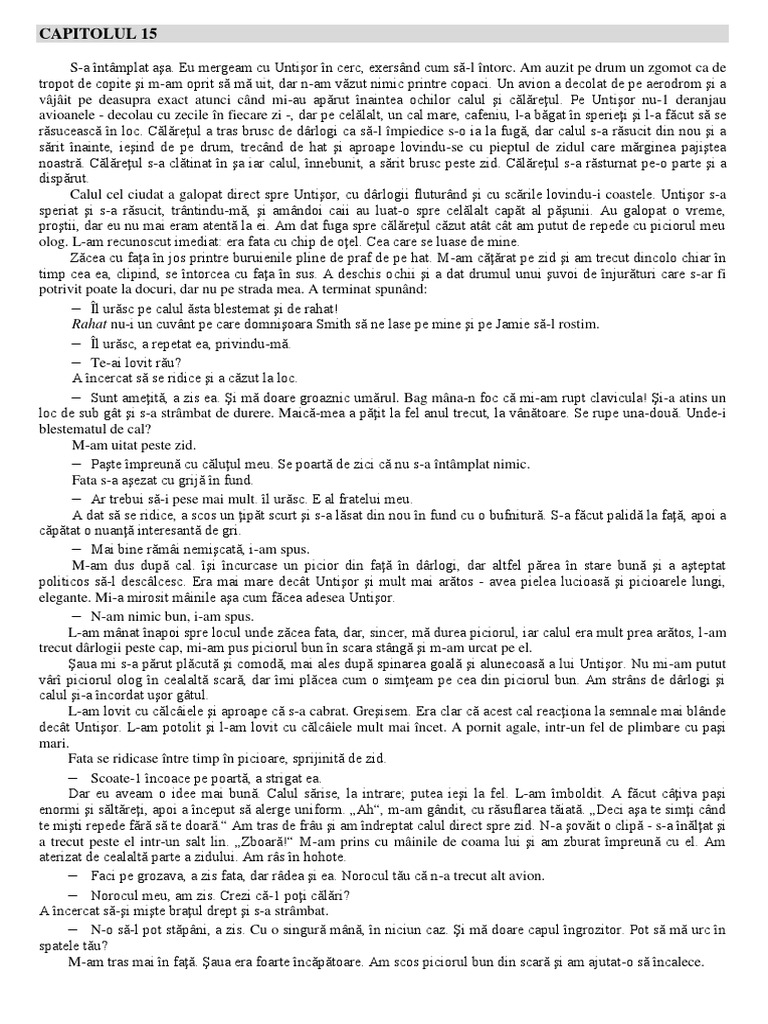 Razboiul Care Mi a Schimbat Viata Rezumat Razboiul Care Mi-A Salvat Viata Fragment | PDF