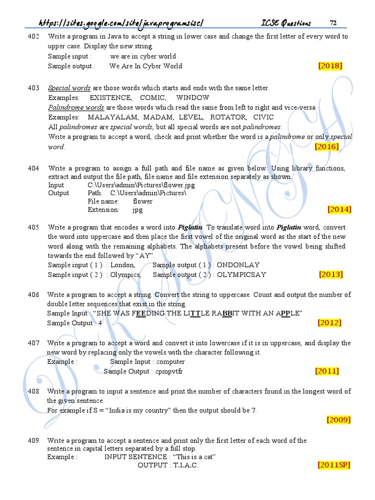 X - String 1-3 PDF | PDF | Letter Case | String (Computer Science)