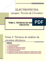 Análisis de circuitos eléctricos: métodos de mallas y nudos