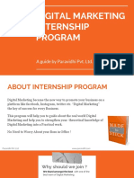 Digital Marketing Internship Program