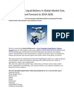 Iron Chromium Liquid Battery