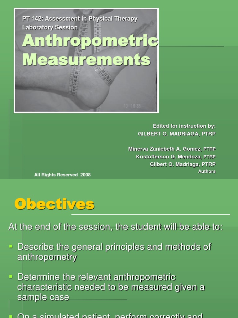 Anthropometric | PDF | Anthropometry | Human Leg