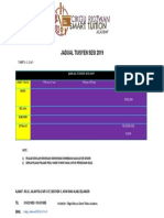 JADUAL TAHUN 1, 2 & 3