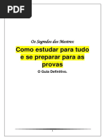 Guia Definitivo de Estudos