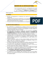 Acta de Junta Electoral