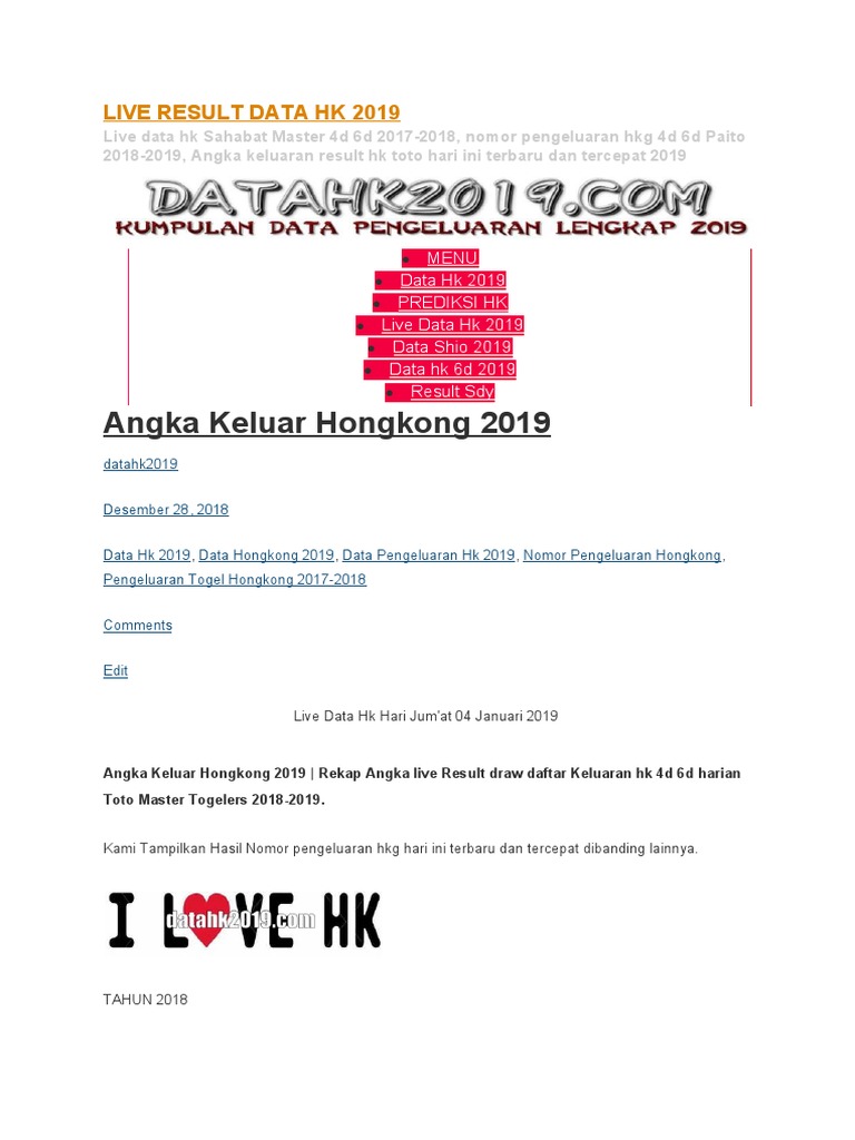 16+ Data Hk Com 2019