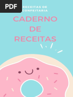 Caderno de receitas