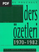 Michel Foucault - Ders Özetleri, 1970-1982 PDF