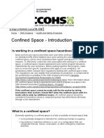 Confined Space Entry