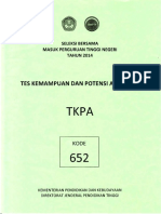 Naskah Soal SBMPTN 2014 Tes Kemampuan dan Potensi Akademik (TKPA) Kode Soal 612 by [pak-anang.blogspot.com].pdf