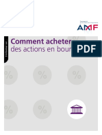 Sinformer Sur. Comment Acheter Des Actions en Bourse