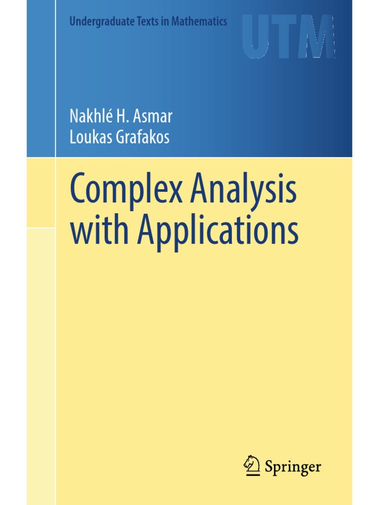 Complex Analysis With Applications | PDF | Complex Number | Quadratic ...