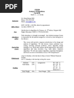 CS3329 - TSU Analysis of Algorithms (Zhong)