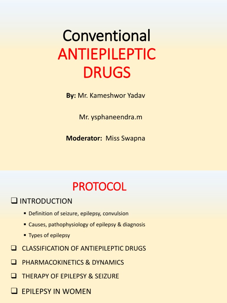 Overview of Antiepileptic Drugs | PDF | Epilepsy | Disorders Causing ...