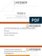 TESIS II 3 - Justificacion de La Investigacion