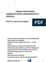 A AULA DE LÍNGUA PORTUGUESA:  DINÂMICAS ENTRE CONHECIMENTOS E PRÁTICAS