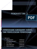 AuditSubsequent Event
