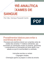 5 - Fase Pré-Analítica para Exames de Sangue