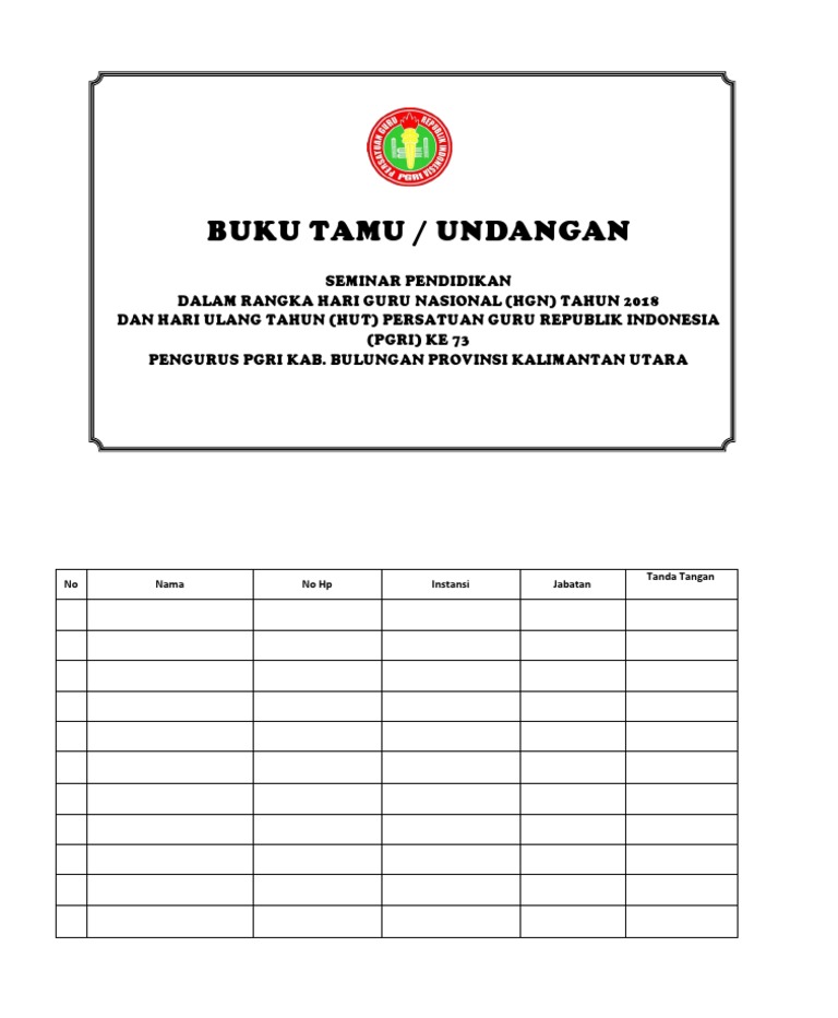 Buku Tamu UNDANGAN Seminar PGRI.docx