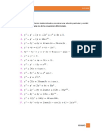 Ejercicios Ecuaciones Diferenciales