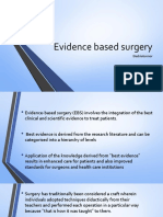 Evidence Based Surgery