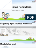 Panduan Bergabung Pada Layanan Komunitas Pendidikan PDF