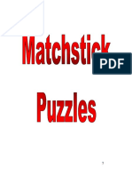 Match Stick Puzzles