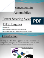 Advancement in Automobiles: Power Steering System & DTSI Engines