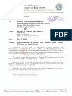 Harmonization of Senior High School (SHS) Subject Offerings Per Track or Strand