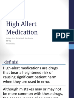 High Allert Medication (MFRS)