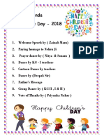 Children's Day 14 Nov 18 Agenda