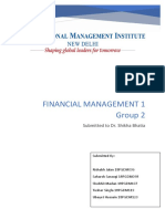 Financial Management Analysis of Vardhman, Grasim, Raymond and Siyarams