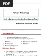 Lecture Mechanical Separation