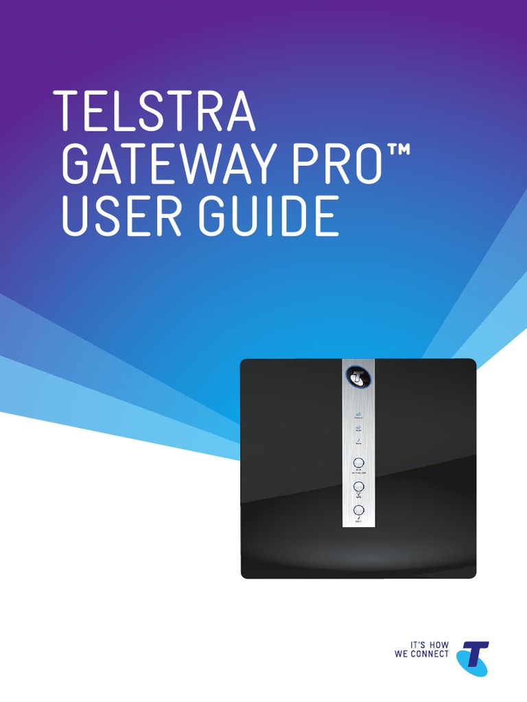 Telstra Gateway Pro V7610 User Guide Wireless Lan Wi Fi