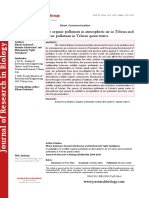 Investigation of volatile organic pollutants in atmospheric air in Tehran and acetylene pollutants in Tehran qanat waters