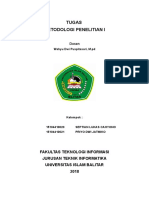 Quisioner SIG PEMETAAN TEMPAT WISATA TERINTEGRASI DENGAN TRANSPORTASI DI BLITAR.docx