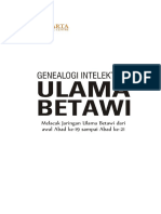 Buku Genealogi Intelektual Ulama Betawi Revisi Tahun 2011