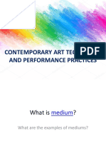 Contemporary Mediums and Techniqueswldm