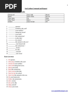 English Commands Requests Worksheet Pdf