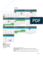 Calendario Escolar 2018-2019 