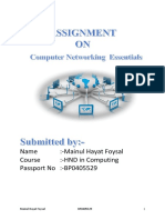 Assignment Networking No 1