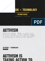 Activism × Technology: Antonio Garcia