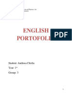 English Portofolio: Group: 3