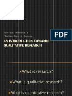 L.1 An Introduction To Research