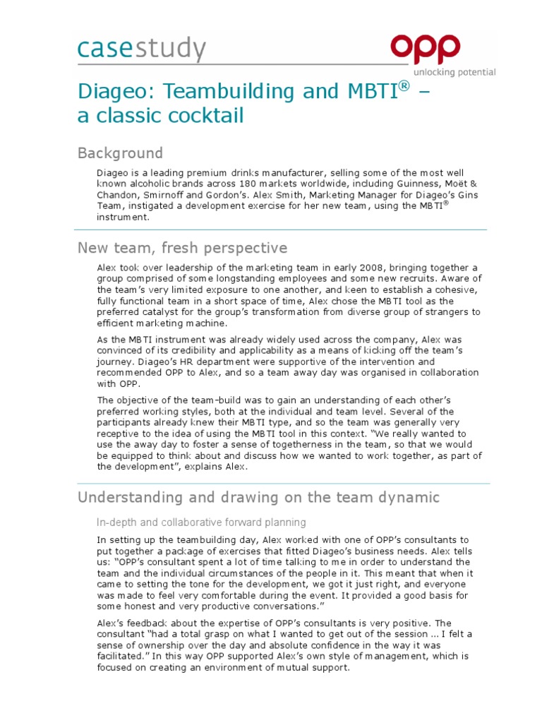 Diageo strategy picture