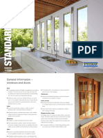 Stegbar Windows Doors Standard Sizes Brochure PDF