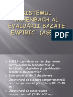 Sistemul Achenbach Al Evaluarii Bazate Empiric (ASEBA)